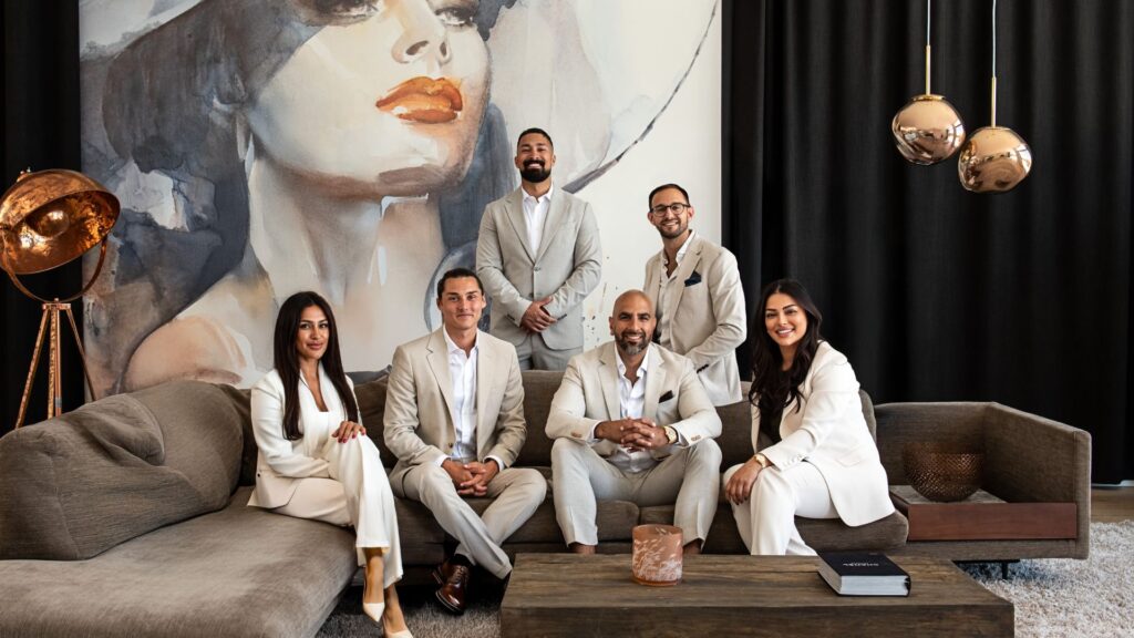 Team of real estate agents at Avida Estate in Marbella specializing in luxury property sales and high-end villas.